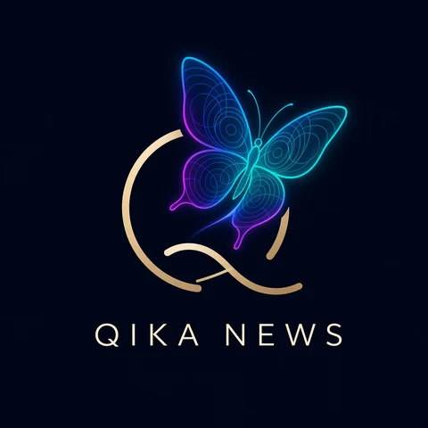 QIKA News logo: a butterfly emerging from the gold QIKA Q